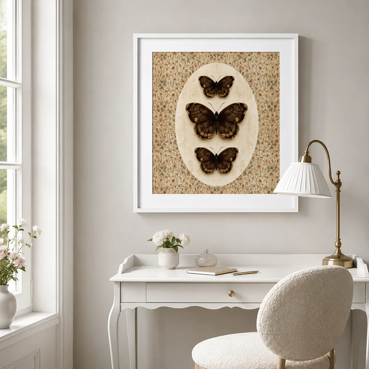 Butterfly Specimen Wall Art Decor - Wall Art Decor - styled