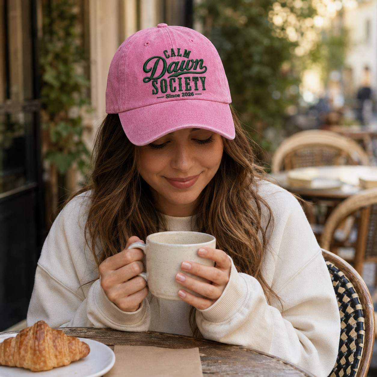 Calm Dawn Society Washed Cap - Washed Cap - lifestyle