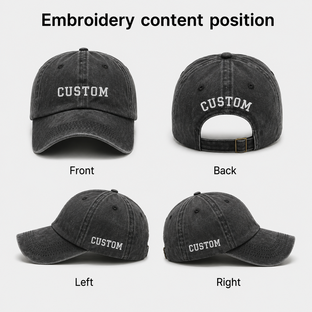 Best Dad By Par James Washed Cap, Personalized Golf Hat for Father's Day - Washed Cap - lifestyle view 7
