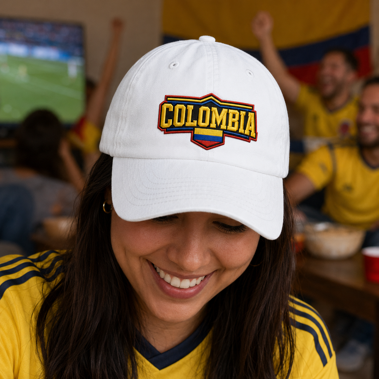 Colombia Embroidered Washed Cap - Washed Cap - lifestyle