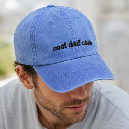 Cool Dad Club Washed Cap - washed cap - alternate angle