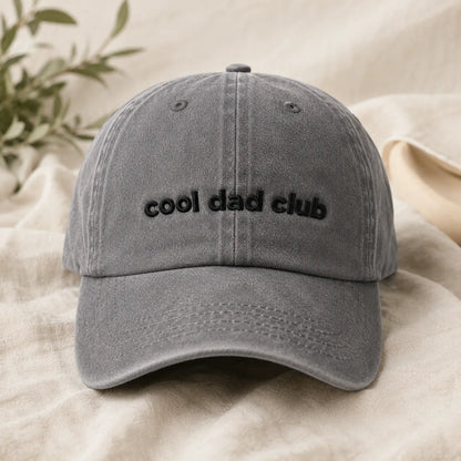 Cool Dad Club Washed Cap - washed cap - lifestyle