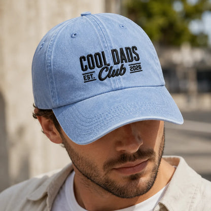 Cool Dads Est. Club 2026 Washed Cap - washed cap - alternate angle