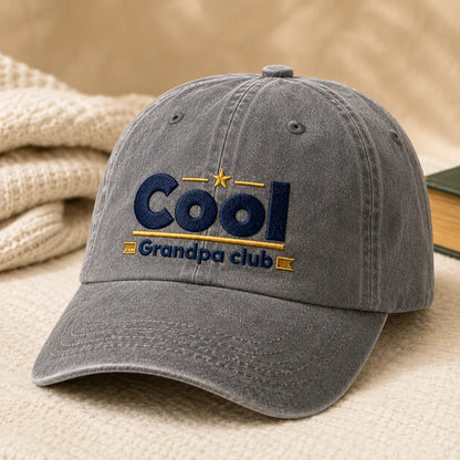Cool Grandpa Club Washed Cap - washed cap - lifestyle