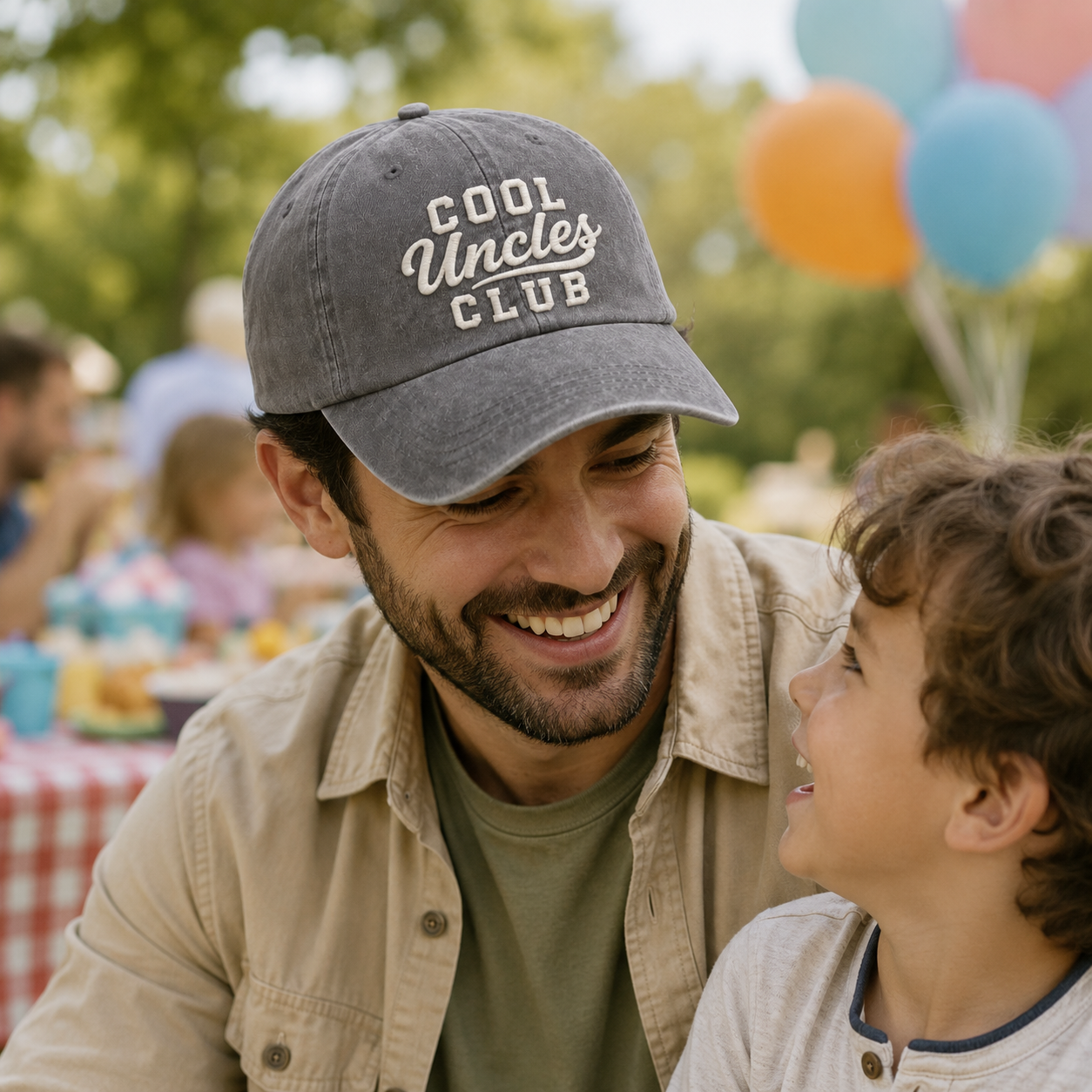Cool Uncles Club Washed Cap - Washed Cap - alternate angle