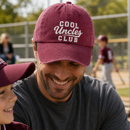 Cool Uncles Club Washed Cap - Washed Cap - detail