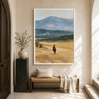 Cowboy Mountain Landscape Wall Art Decor - Wall Art Decor - view 11