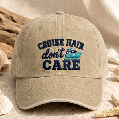 Cruise Hair Don't Care Washed Cap - washed cap - lifestyle