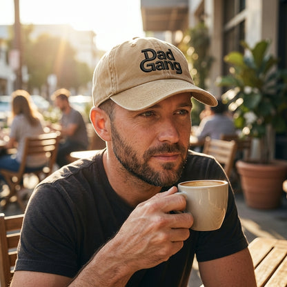 Dad Gang Washed Cap - washed cap - front view
