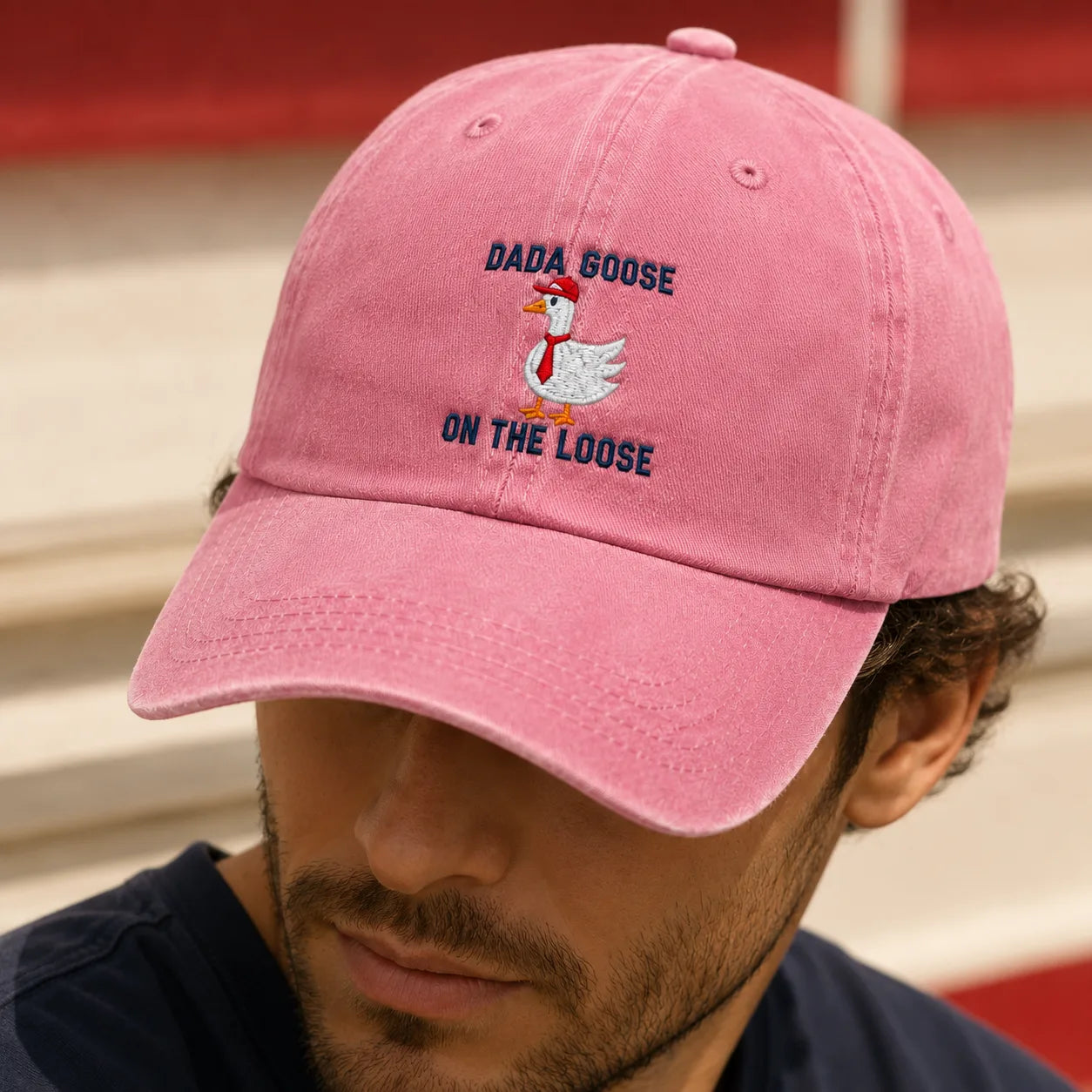 Dada Goose On The Loose Washed Cap - washed cap - alternate angle