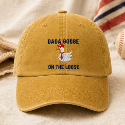 Dada Goose On The Loose Washed Cap - washed cap - detail