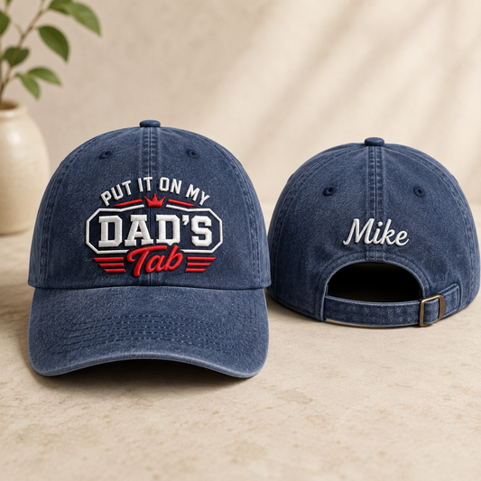 Dad's Tab Washed Cap - Washed Cap - front view