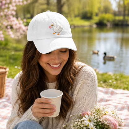 Daisy Goose Washed Cap - Washed Cap - lifestyle