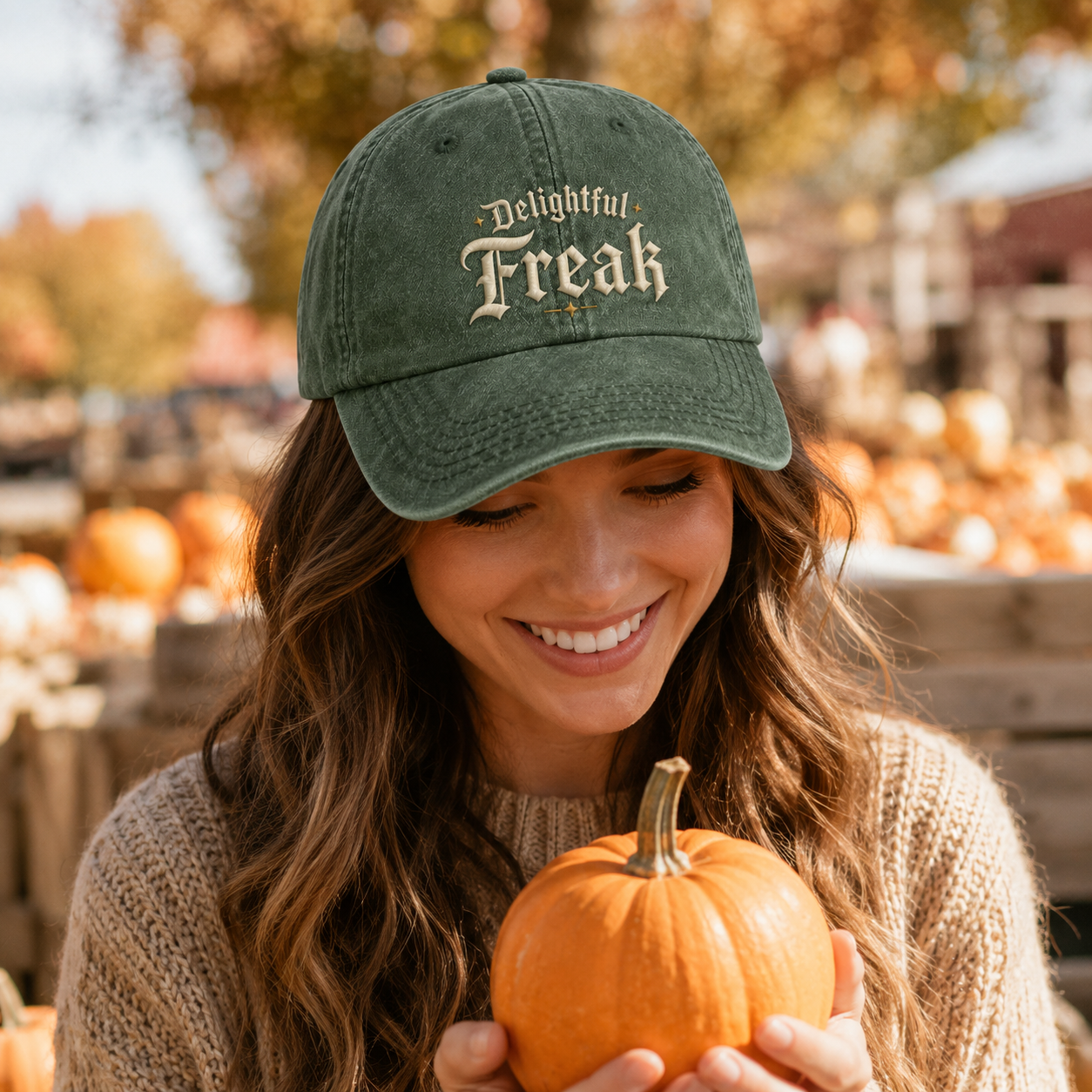Delightful Freak Washed Cap - Washed Cap - detail