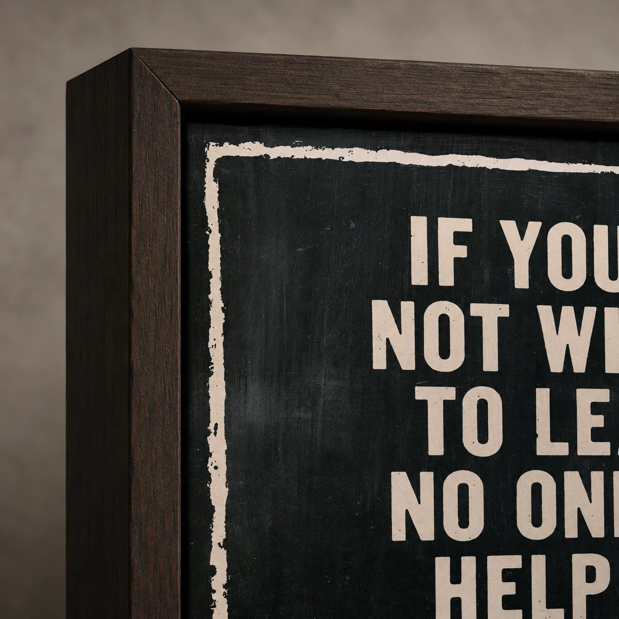 Determined to Learn Quote Wall Art Decor - Wall Art Decor - packaging
