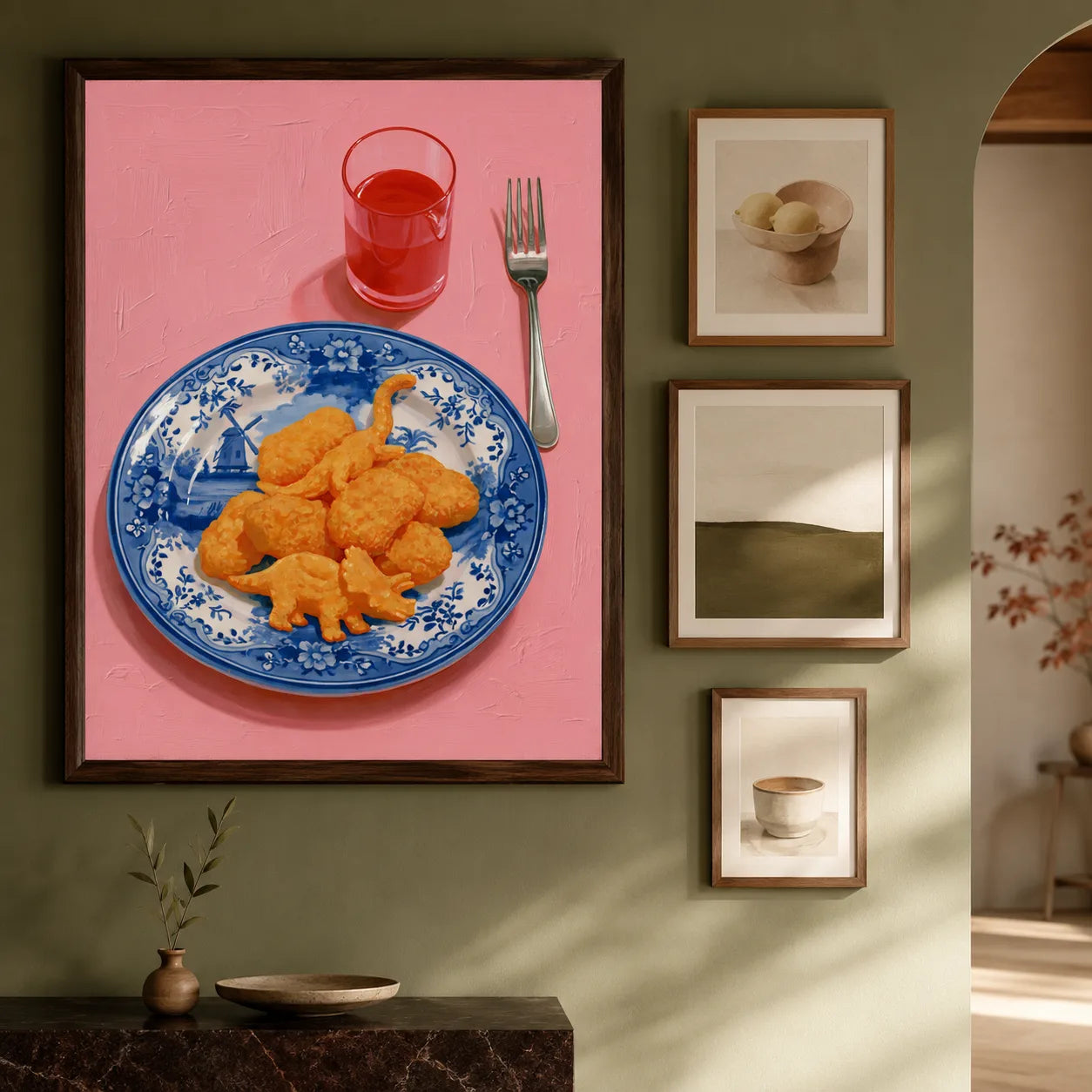 Dinosaur Chicken Nuggets Wall Art Decor - Wall Art Decor - view 11