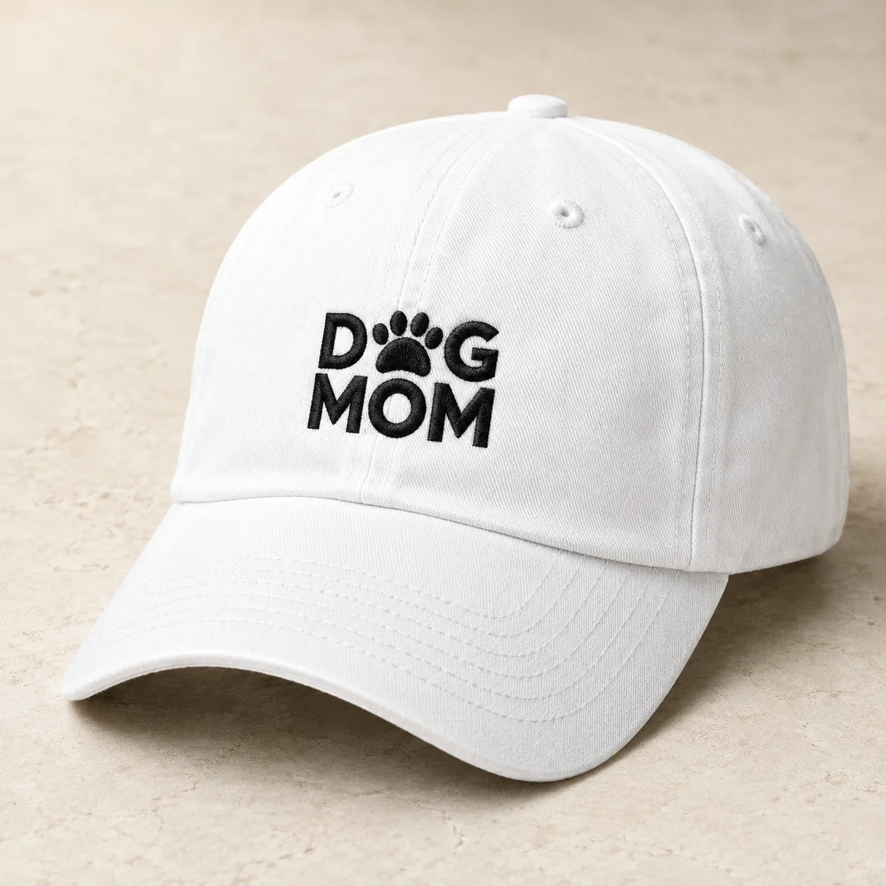 Dog Mom Washed Cap - washed cap - lifestyle