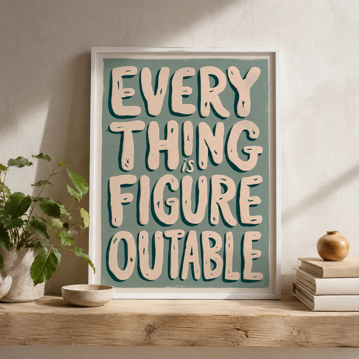 Everything Is Figureoutable Wall Art Decor - Wall Art Decor - view 11