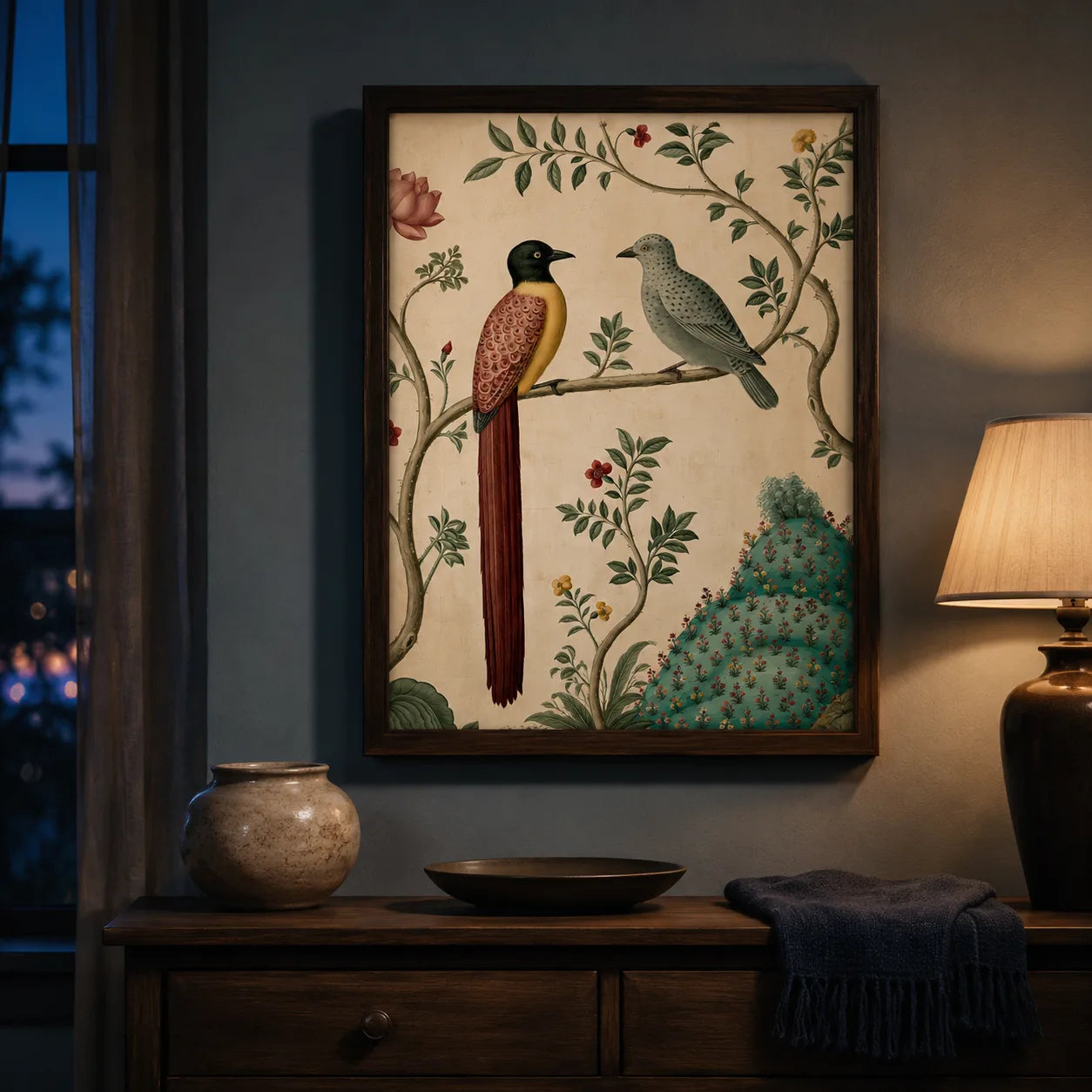 Exotic Bird Duo Wall Art Decor - Wall Art Decor - lifestyle