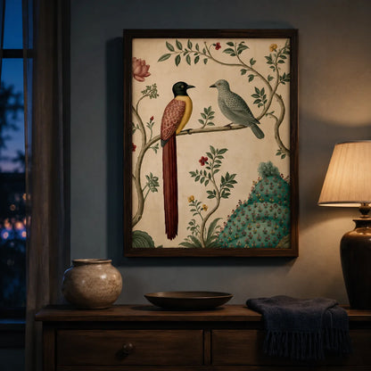 Exotic Bird Duo Wall Art Decor - Wall Art Decor - lifestyle