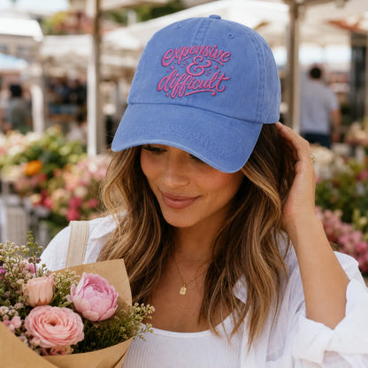 Expensive & Difficult Washed Cap - Washed Cap - alternate angle