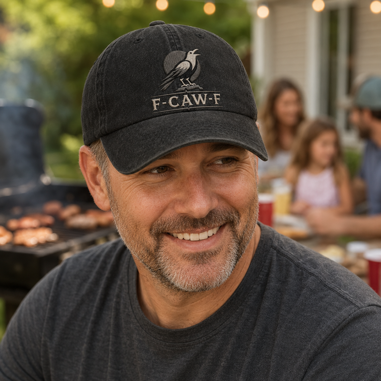 F-Caw-F Crow Washed Cap - Washed Cap - lifestyle