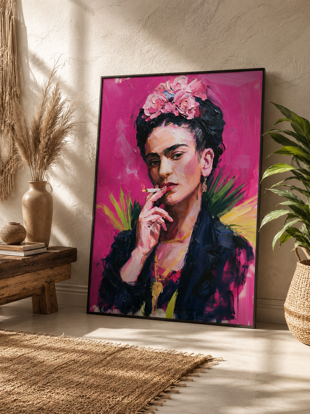 Frida Kahlo-inspirerad Poster - Wall Art Decor - alternate angle