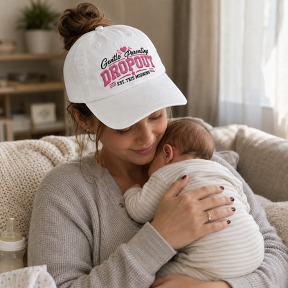 Gentle Parenting Dropout Washed Cap - Washed Cap - alternate angle