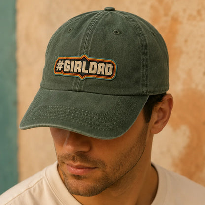 #Girldad Washed Cap - washed cap - detail