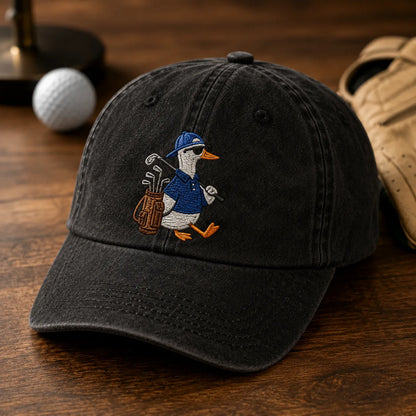 Golf Goose Washed Cap - washed cap - detail