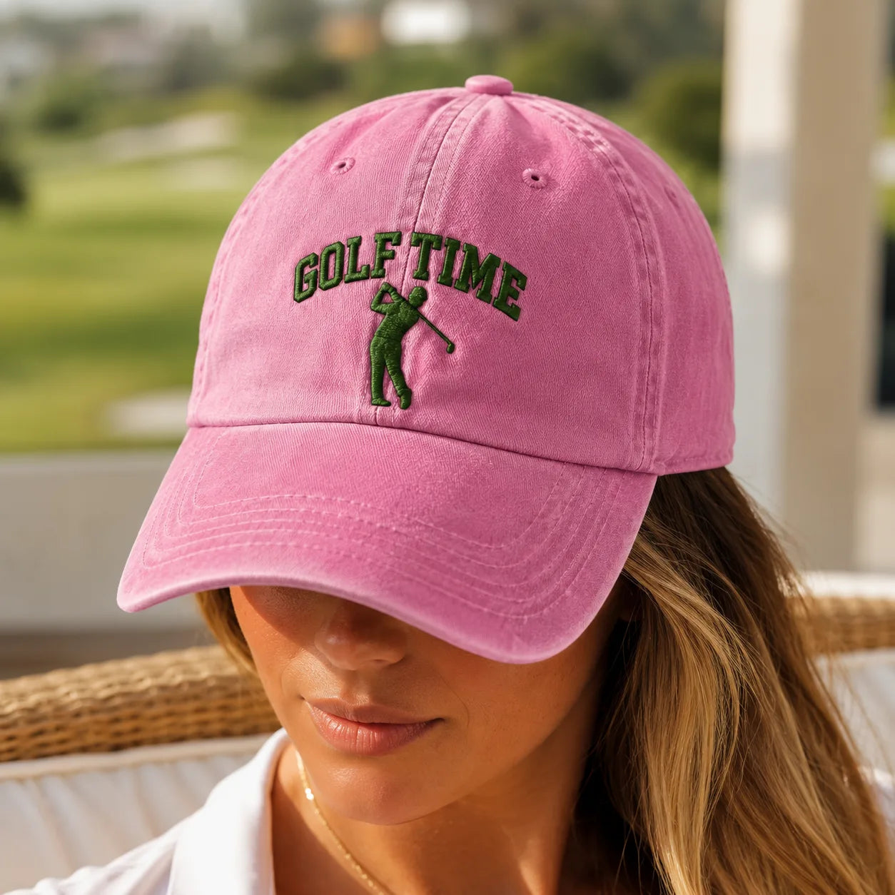 Golf Time Washed Cap - washed cap - lifestyle