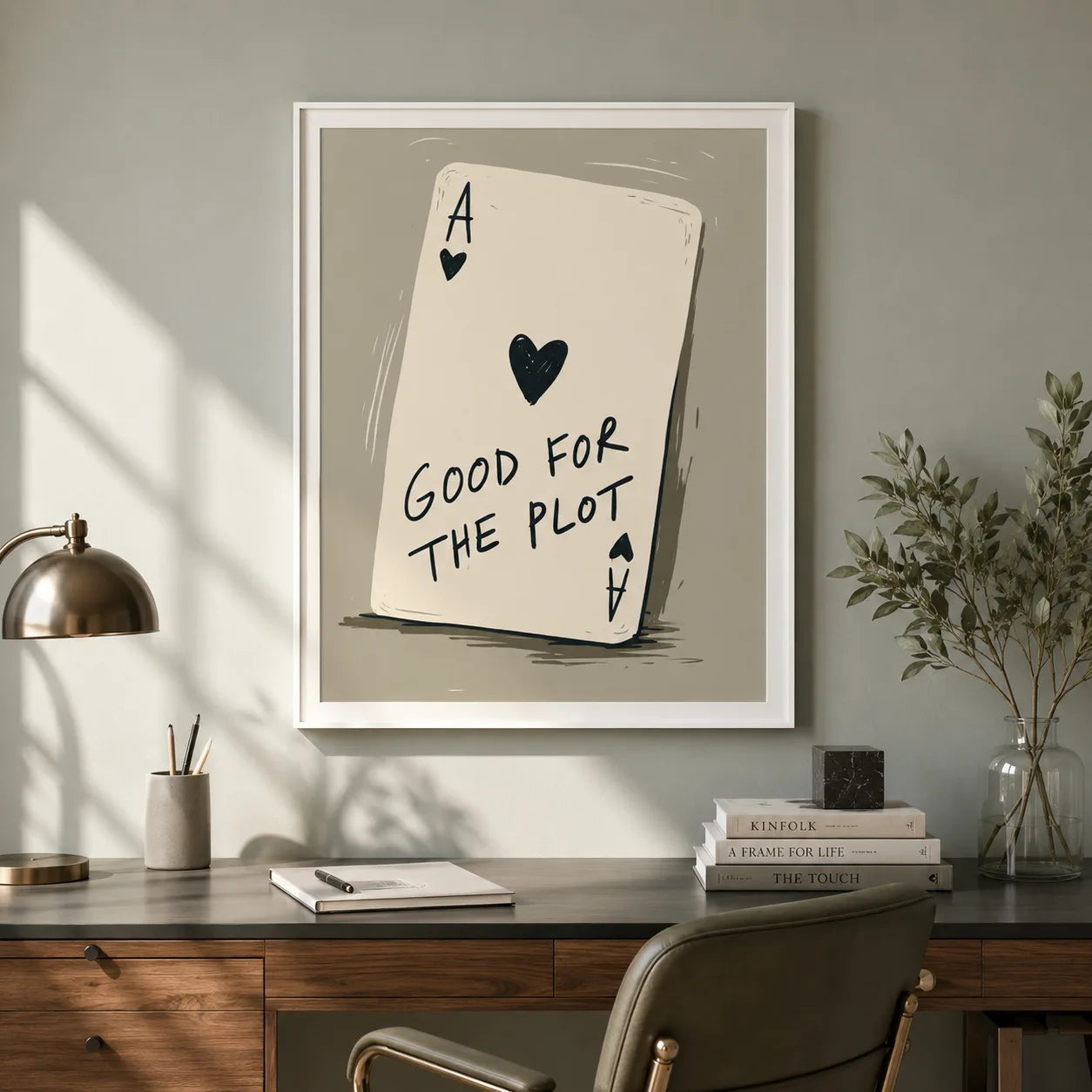 Good for the Plot Wall Art Decor - Wall Art Decor - alternate angle