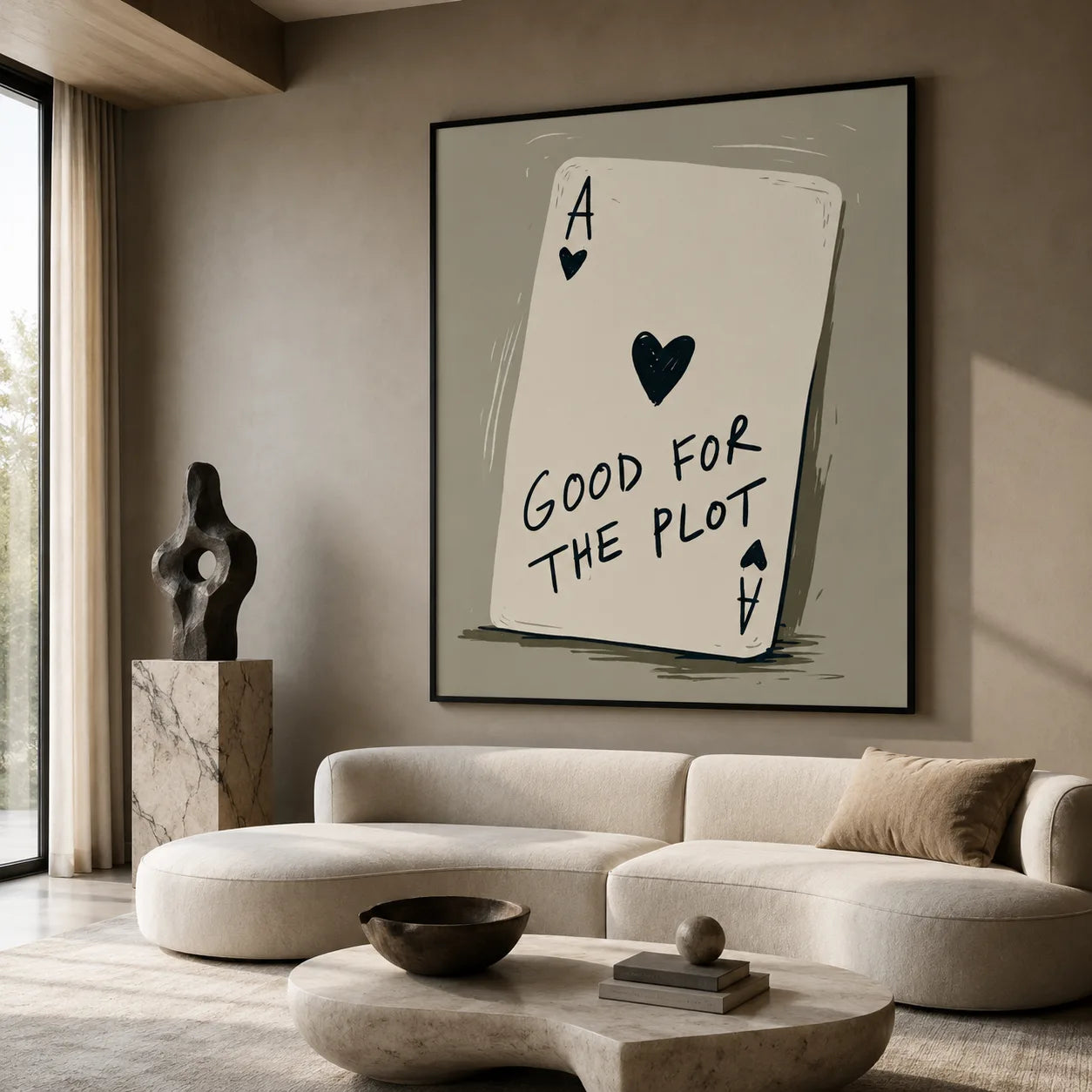 Good for the Plot Wall Art Decor - Wall Art Decor - close up
