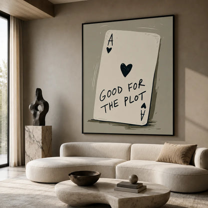 Good for the Plot Wall Art Decor - Wall Art Decor - close up