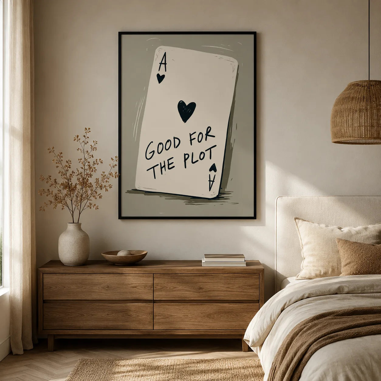 Good for the Plot Wall Art Decor - Wall Art Decor - detail