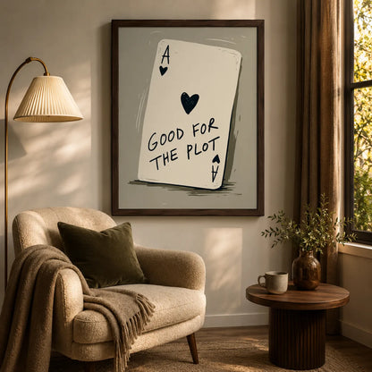 Good for the Plot Wall Art Decor - Wall Art Decor - in use