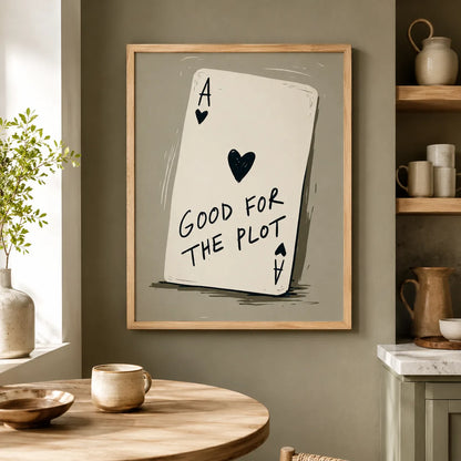 Good for the Plot Wall Art Decor - Wall Art Decor - styled