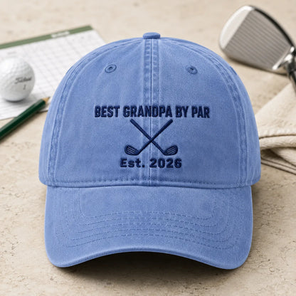 Grandpa By Par Washed Cap - washed cap - lifestyle