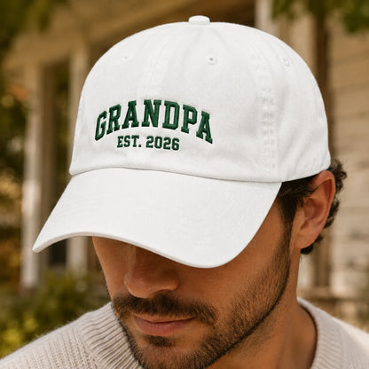 Grandpa Est 2026 Washed Cap - washed cap - detail