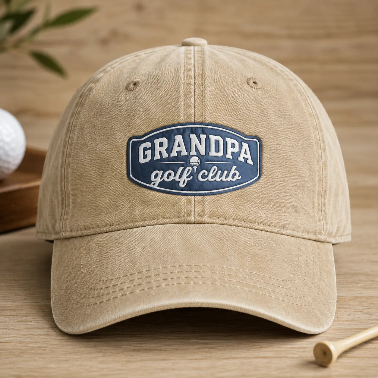 Grandpa Golf Club Washed Cap - washed cap - lifestyle