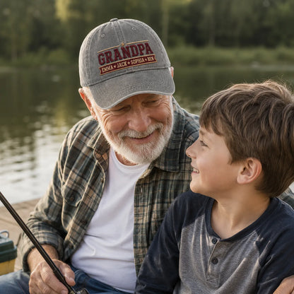 Grandpa Washed Cap - washed cap - alternate angle
