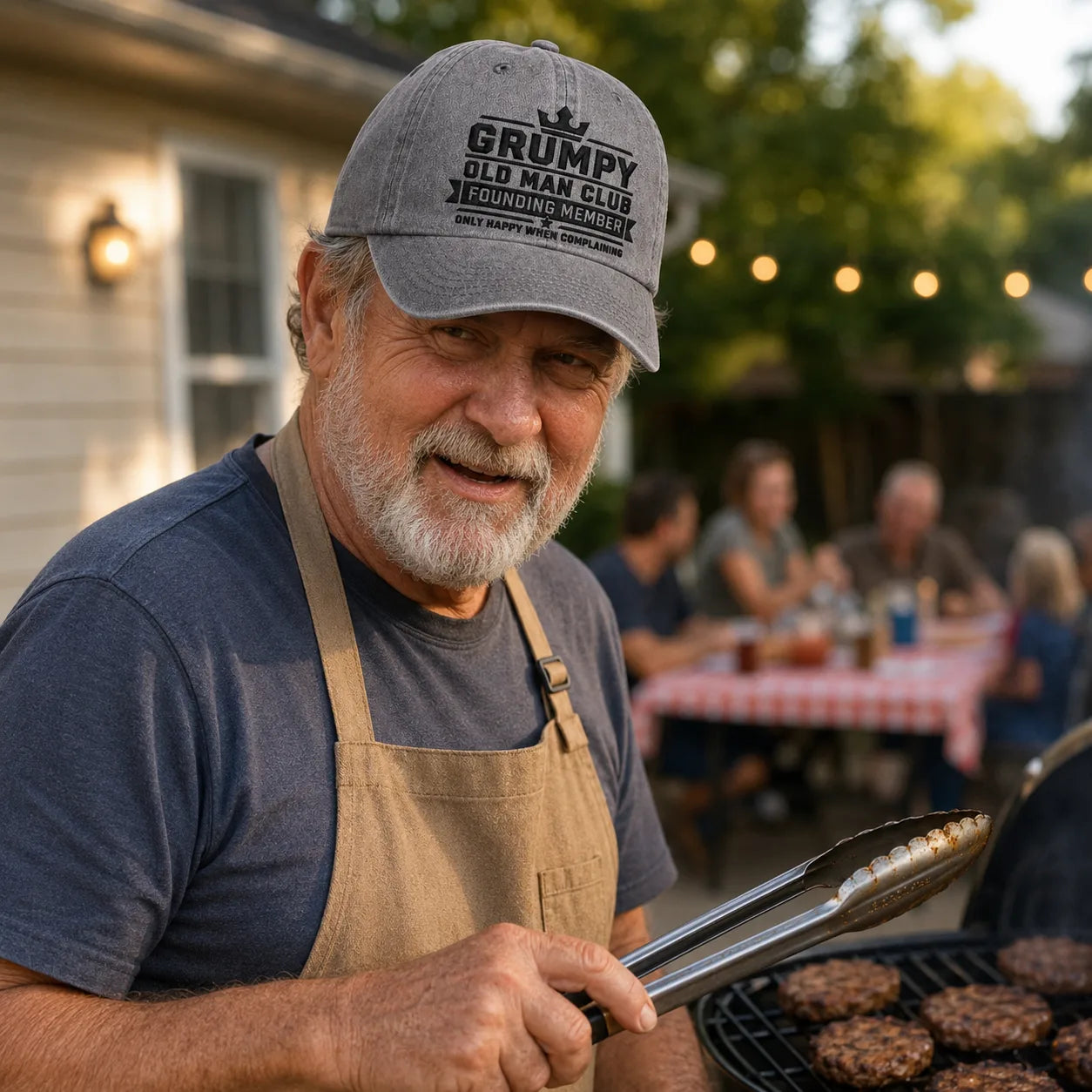Grumpy Old Man Club Washed Cap - washed cap - lifestyle