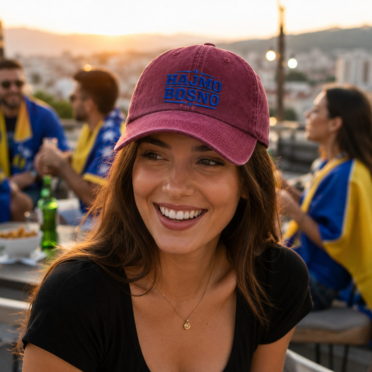 Hajmo Bosno Embroidered Washed Cap - Washed Cap - detail