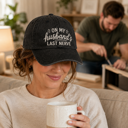 Husband's Last Nerve Washed Cap - Washed Cap - alternate angle
