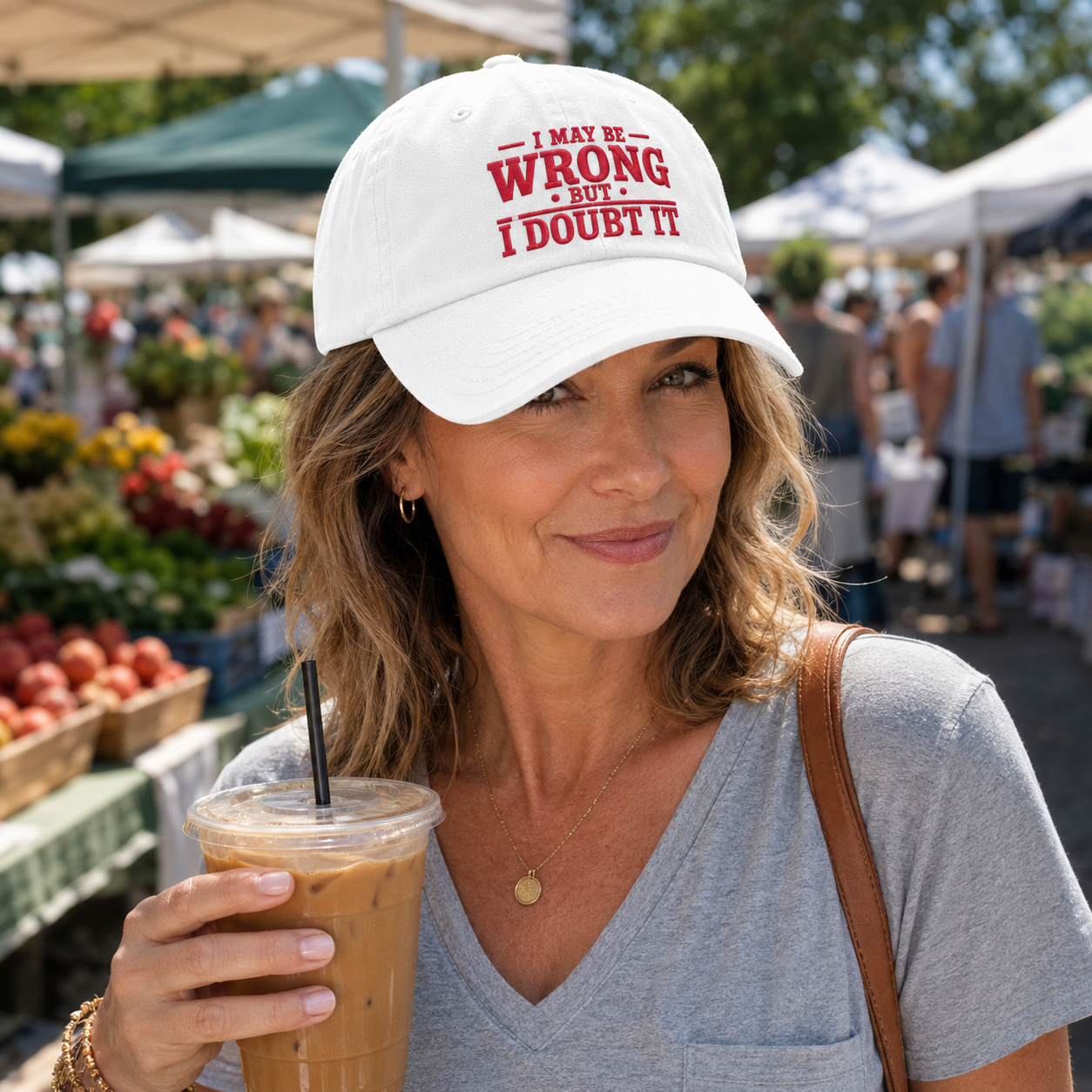 I May Be Wrong Washed Cap - Washed Cap - lifestyle