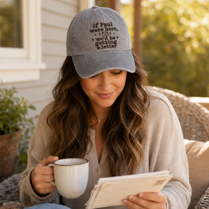 If Paul Were Here Embroidered Washed Cap - Washed Cap - alternate angle