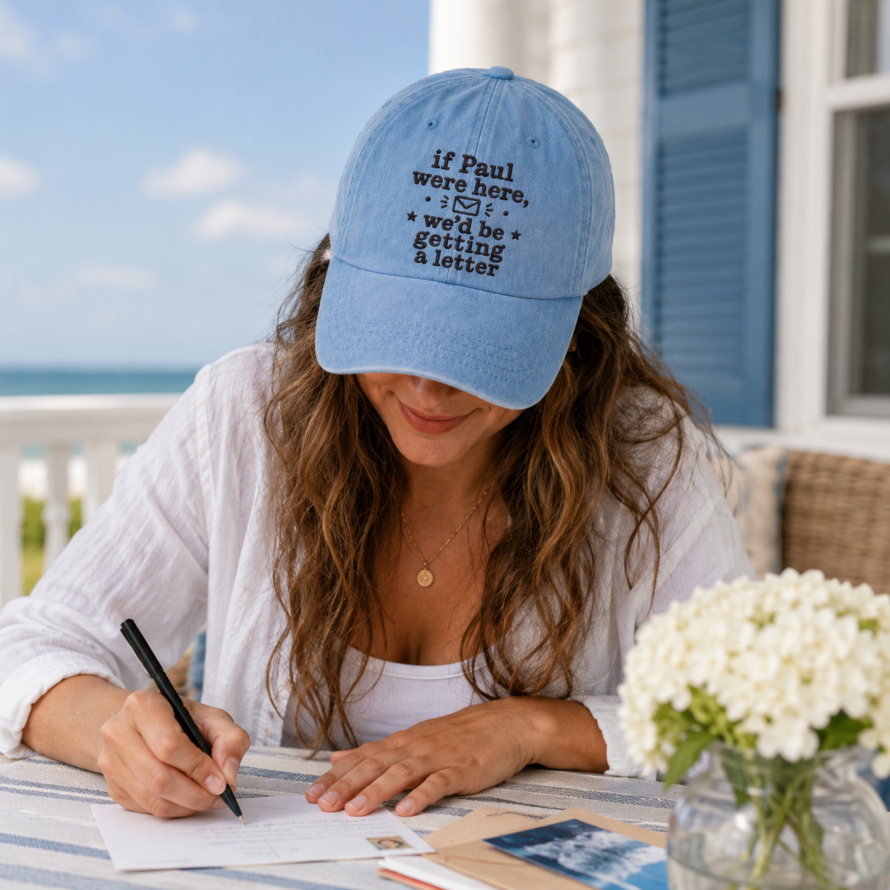 If Paul Were Here Embroidered Washed Cap - Washed Cap - lifestyle