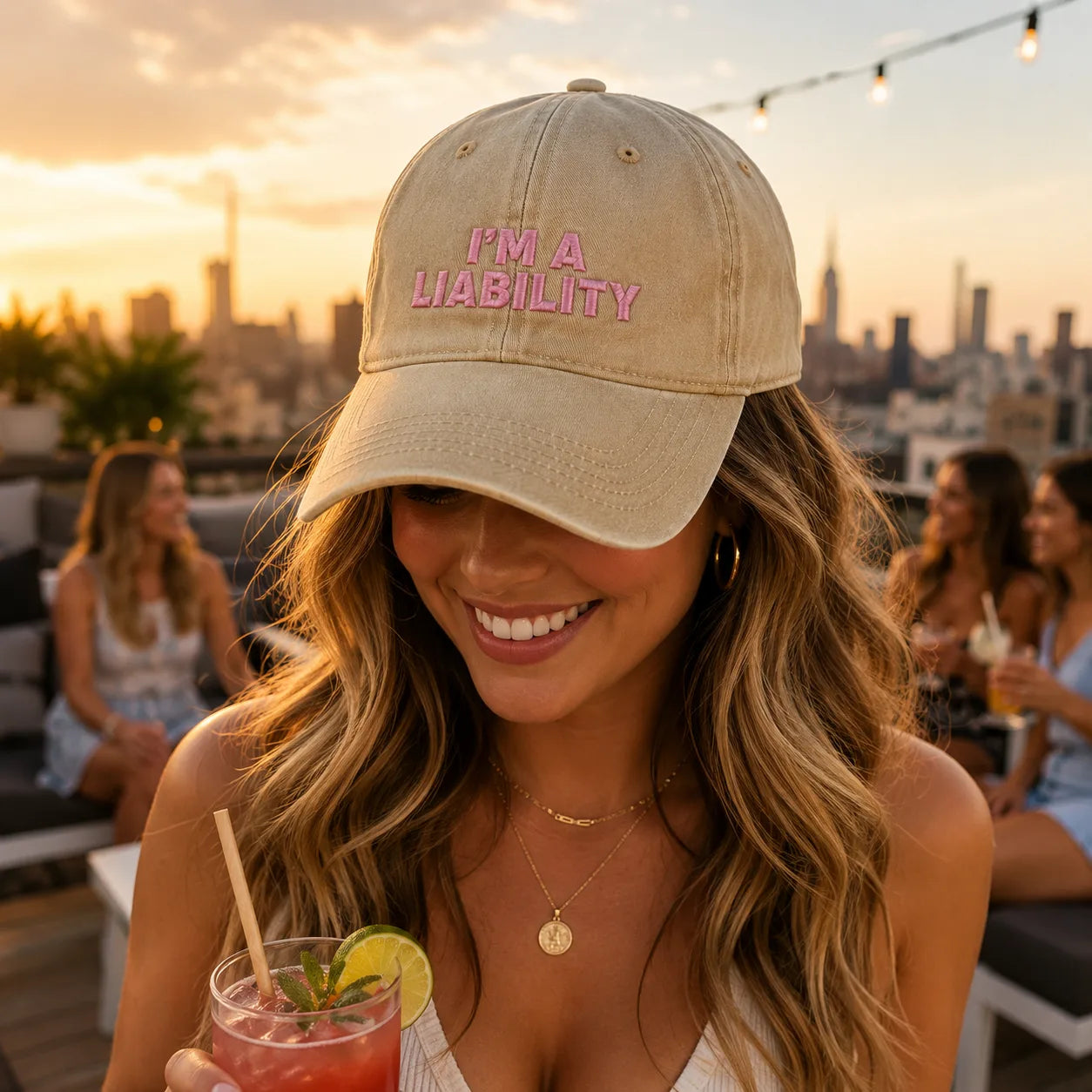 I'm A Liability Washed Cap - Washed Cap - lifestyle