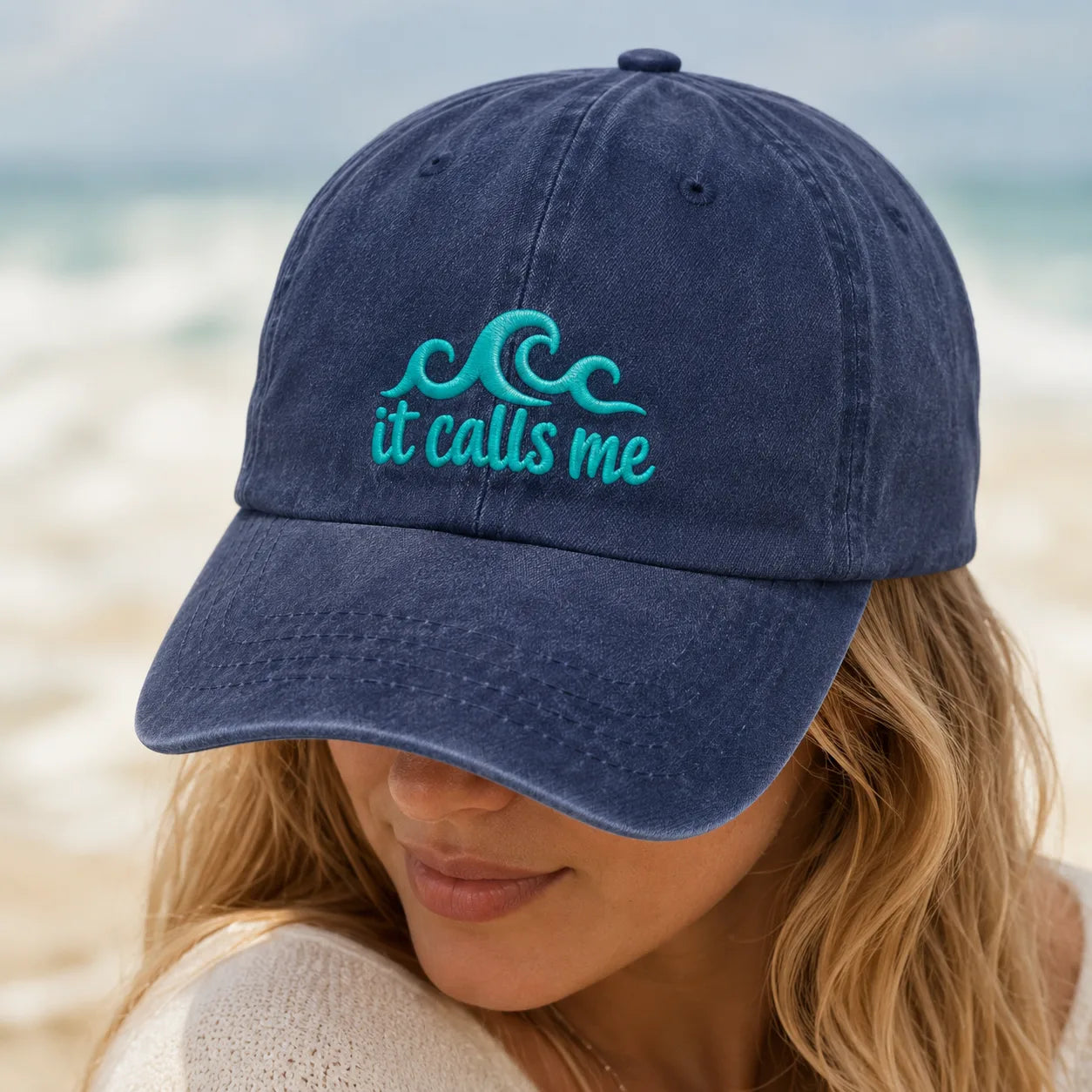 it calls me Wave Washed Cap - washed cap - lifestyle