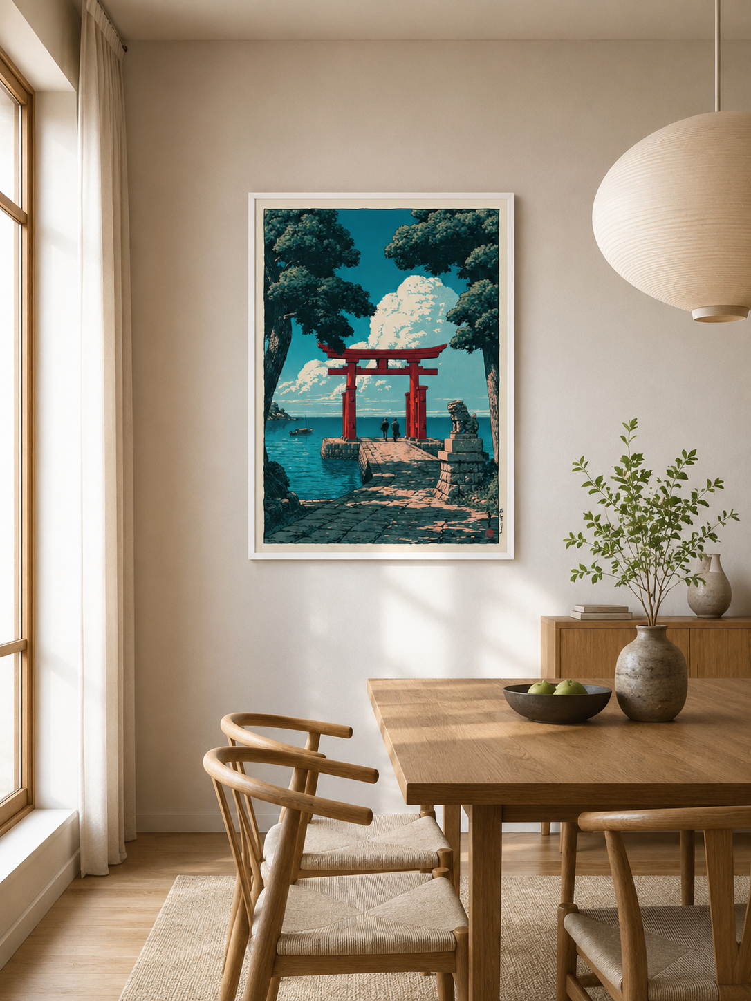 Torii Japonés Póster - Wall Art Decor - close-up - japanese torii gate poster, torii gate wall art